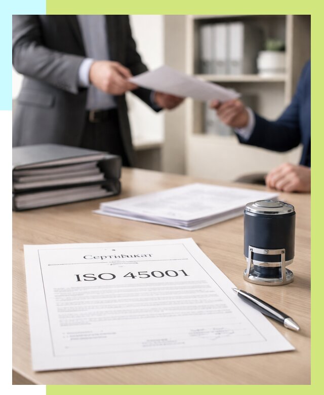 Сертификат ISO 45001 в Старой Руссе под ключ от 45855 р. | Сертэкс